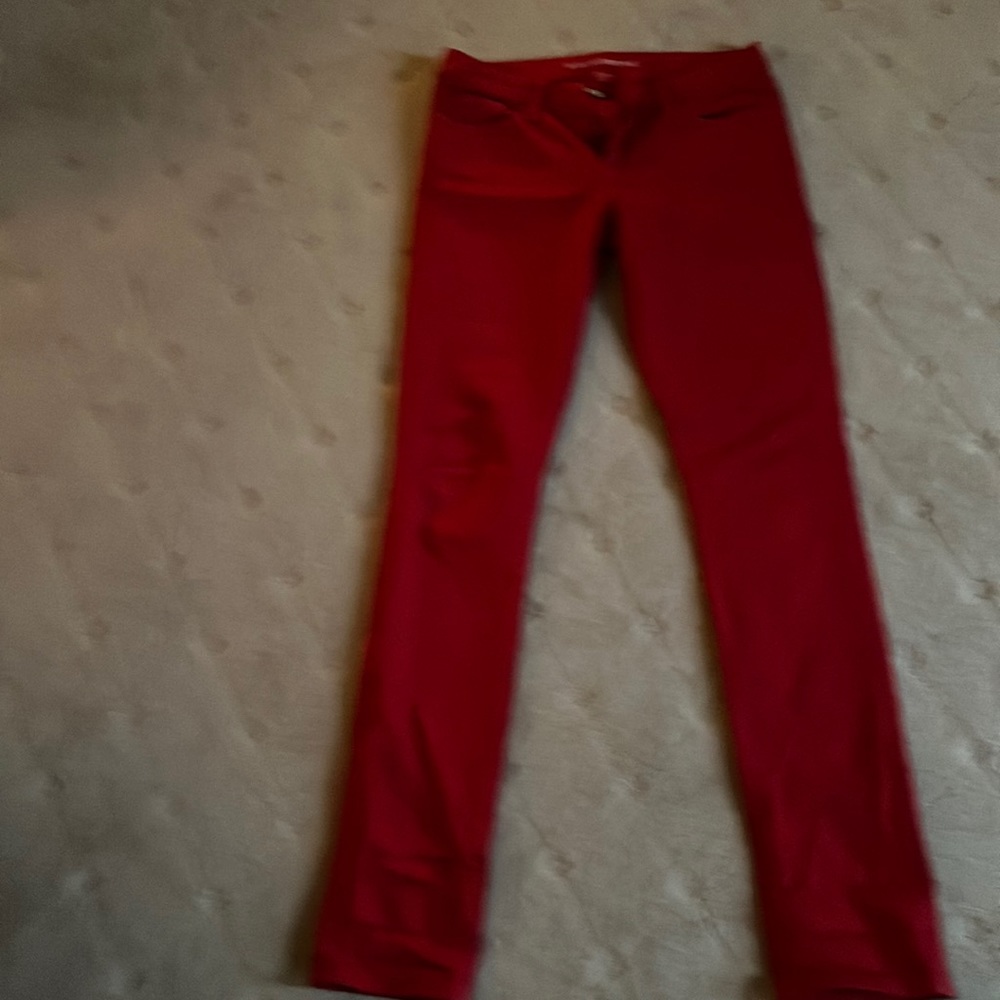 Red jeans women’s size 26.